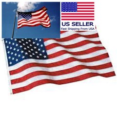 CHOOSE QUANTITY AMERICAN FLAGS, 3′ X 5′ POLYESTER