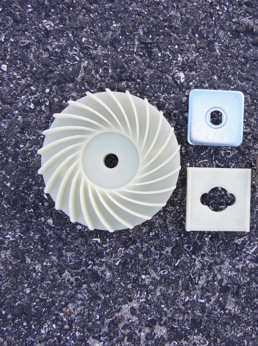 New Blade Mount & Fan for HART 40V 20" Mowers Free US Shipping gallery