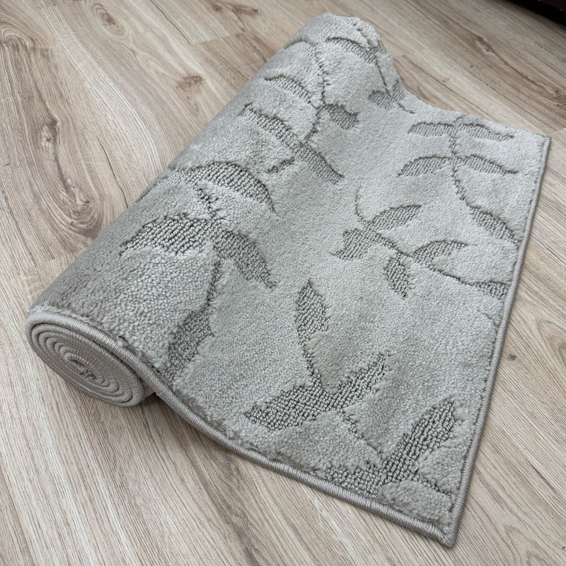 RUNNER RUG Hallway Kitchen Solid Dark Beige Soft Touch 26" / 30" / 36" Wide gallery