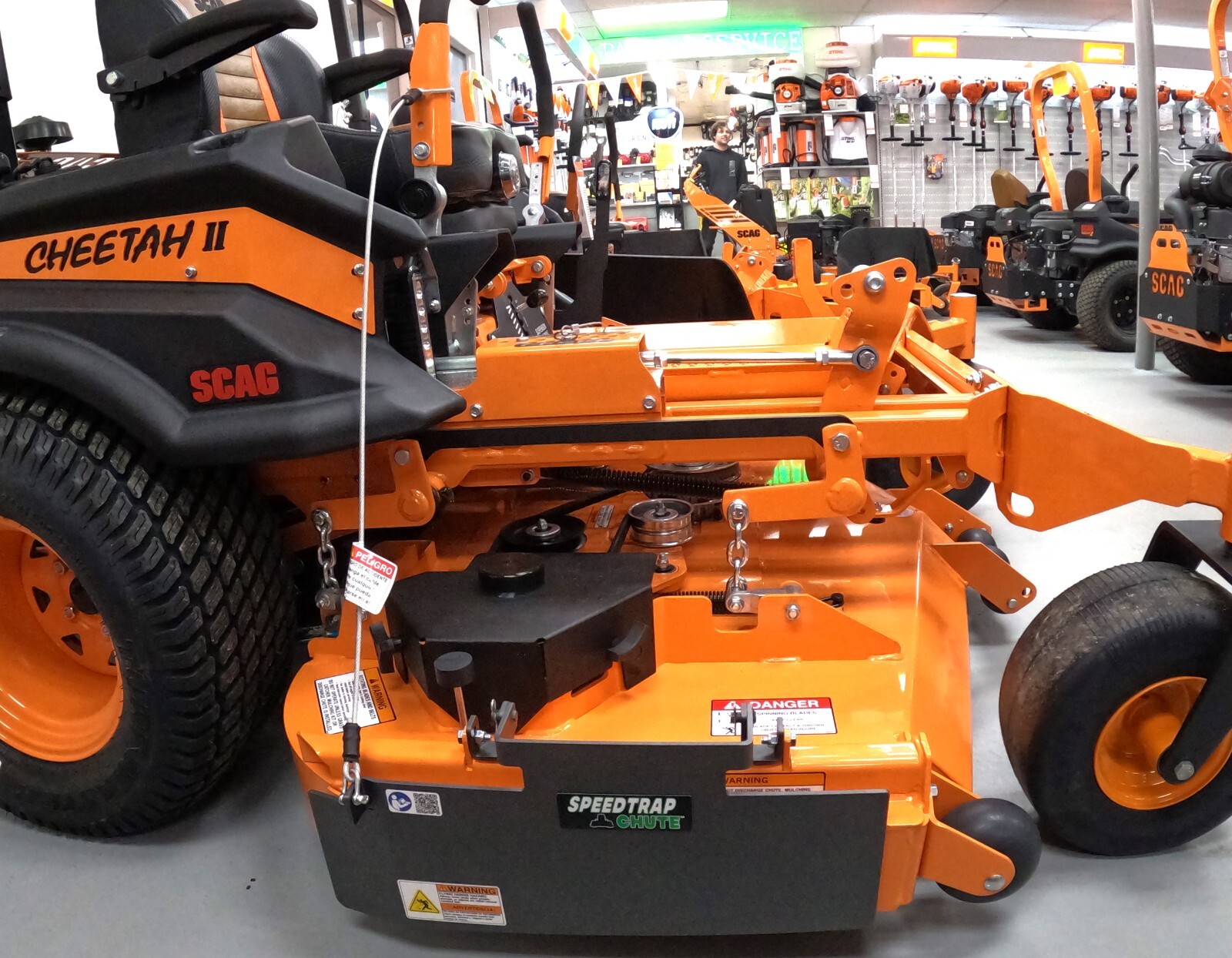 Speedtrap® Chute Blocker Scag® Cheetah® 2 61" Mowers (2min install! gallery