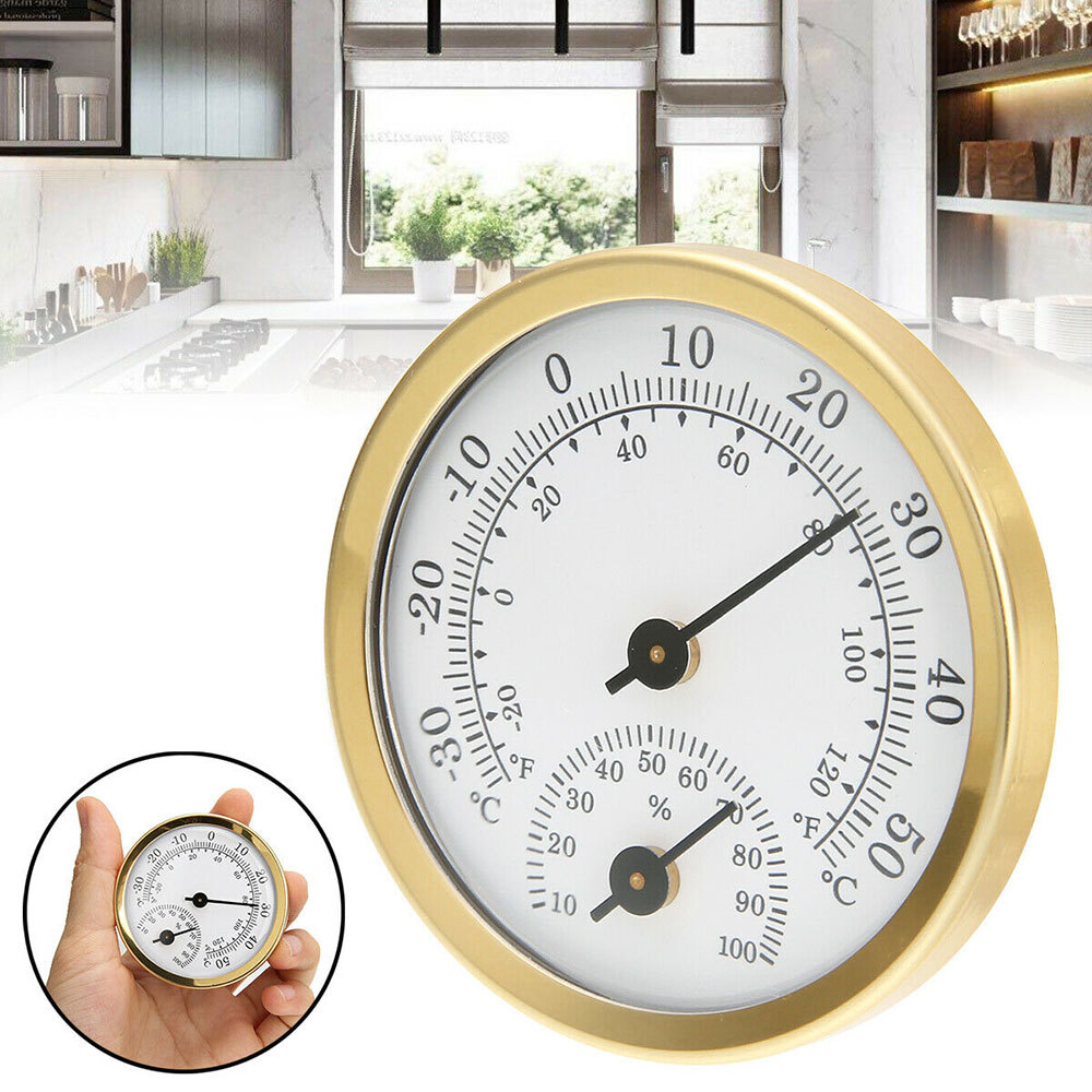 Mini Analog Humidity Temperature meter Gauge Thermometer Hygrometer Household * gallery
