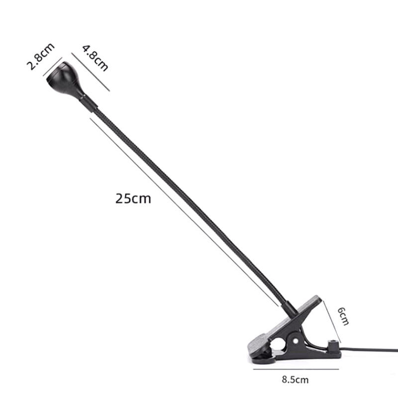 USB Reading Light Flexible LED Lamp Laptop Computer Clip On Bed Desk Table gallery