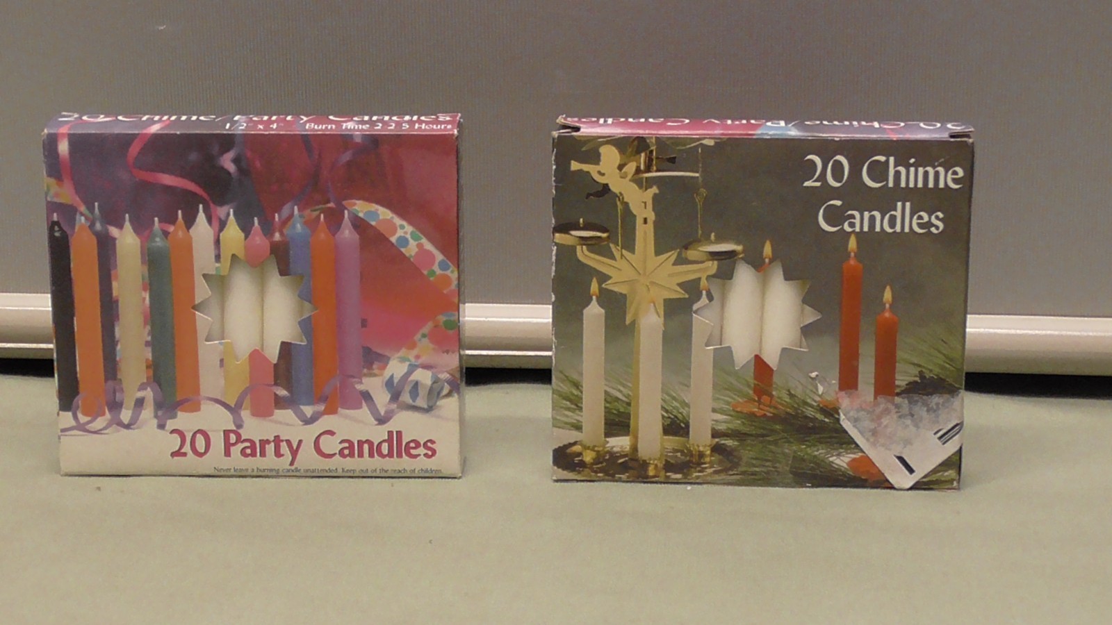 40 pcs Bulk White Christmas Tree Candles for Chime, made in Germany gallery