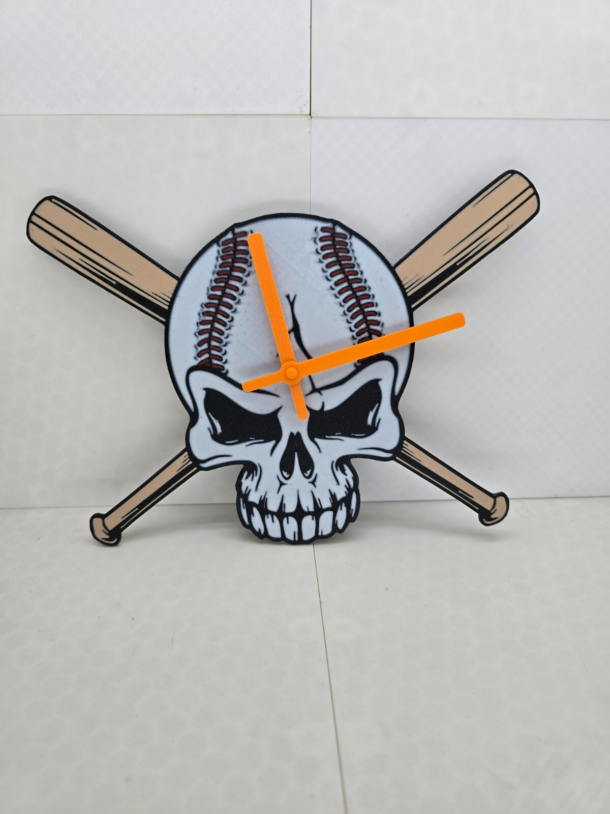Skull Baseball Clock gallery