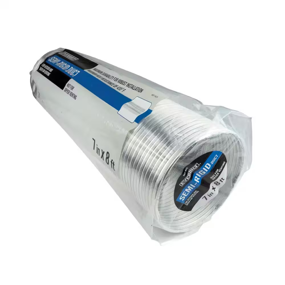 7 In. X 8 Ft. Semi-Rigid Flexible Aluminum Duct gallery