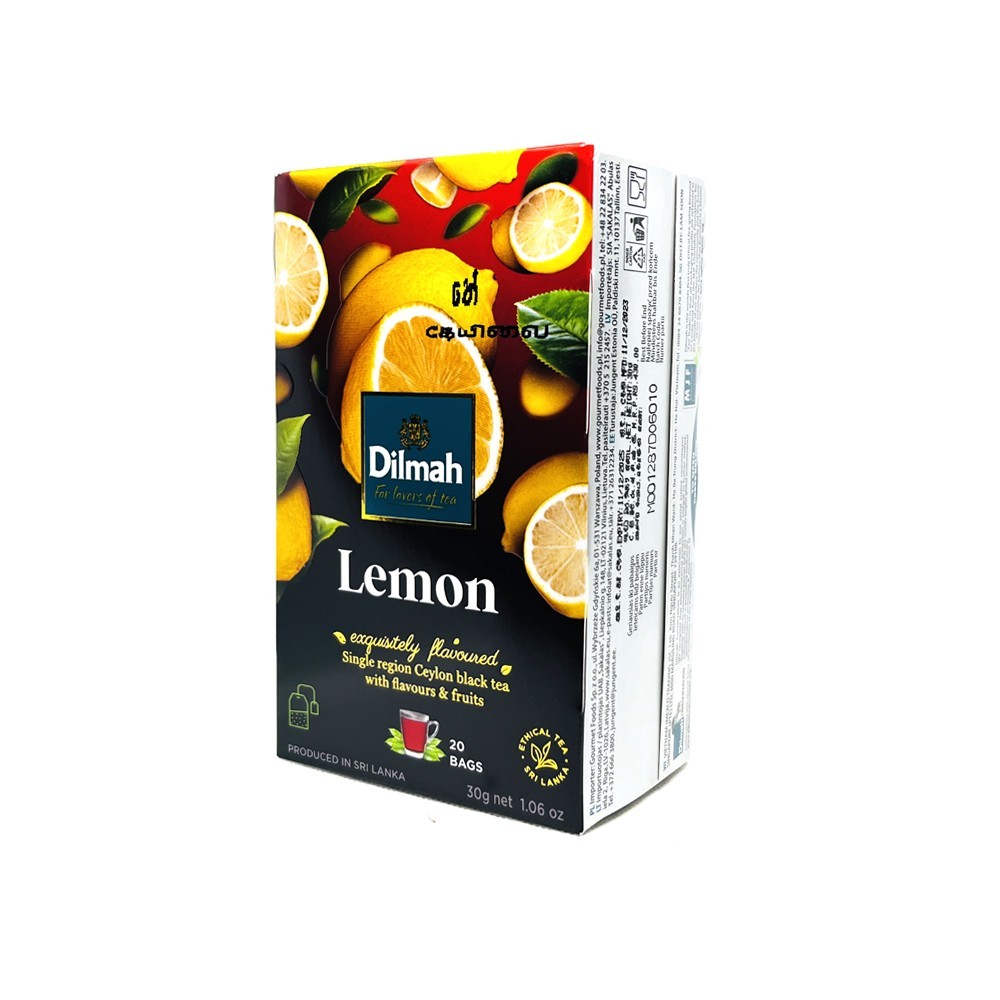 Dilmah - Fun Flavored Tea - Lemon - Ceylon Tea - 20 Tea Bags gallery