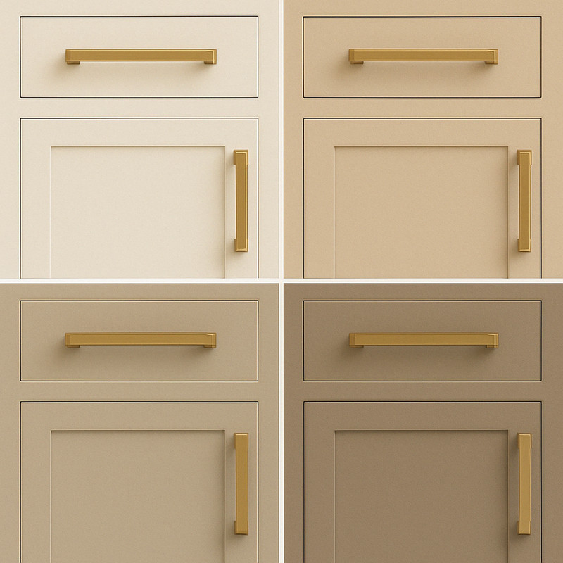 Modern Rectangle Pull Handle Kitchen/Bathroom Cabinet Hardware Brushed gallery
