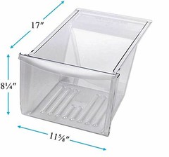 Bottom Crisper Drawer Compatible with Frigidaire Refrigerator FFHT1817LB9
