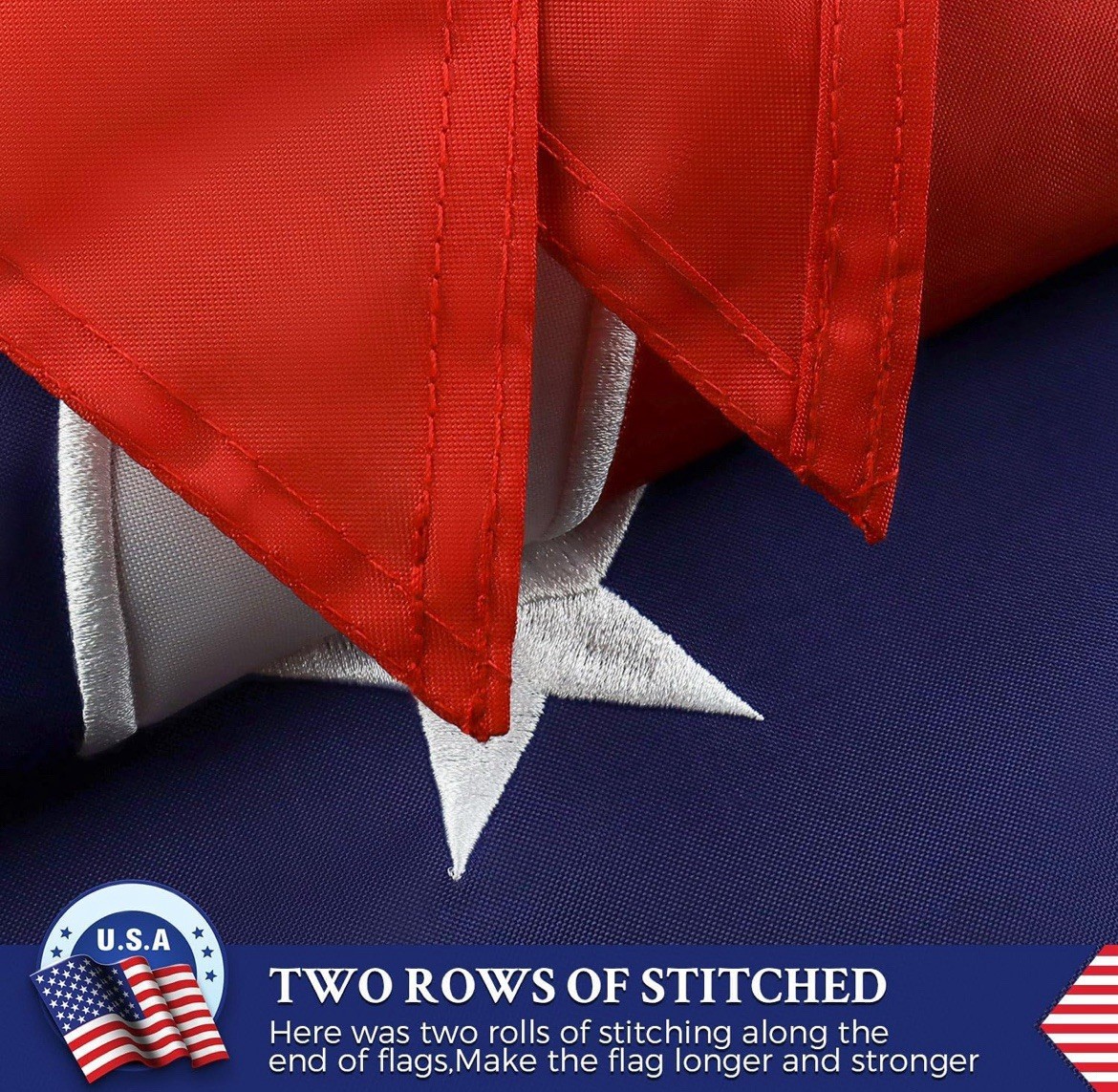 State Of Ohio Double-Sided 3 X 5 Embroidered Heavy Duty Outdoor Flag - New gallery