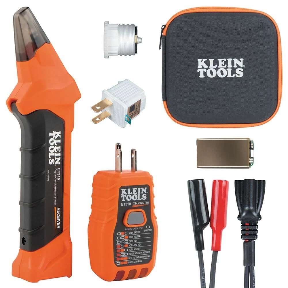 Klein Tools ET310KIT AC Circuit Breaker Finder Kit, Electric Tester, GFCI Tester gallery