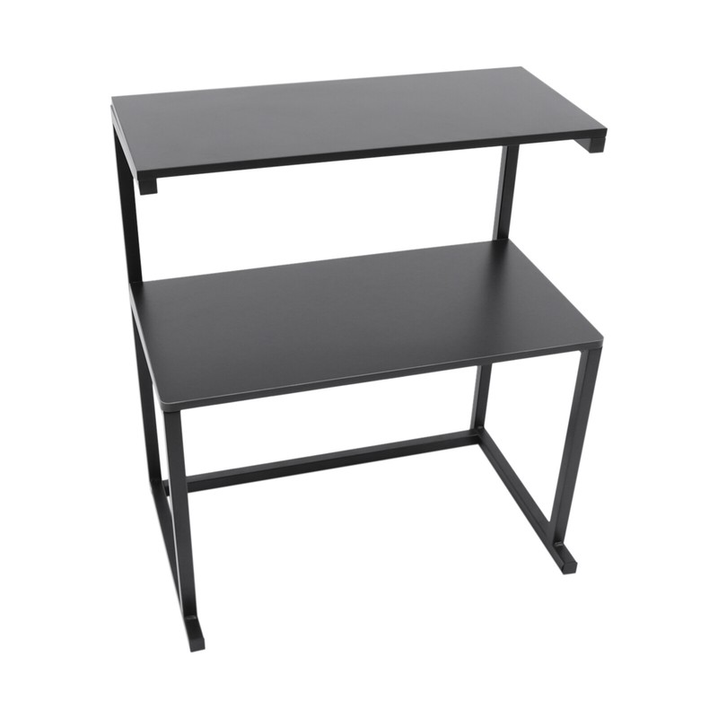 Printer Shelf for Desk - Desktop Printer Stand with 2 Storage Compartment gallery