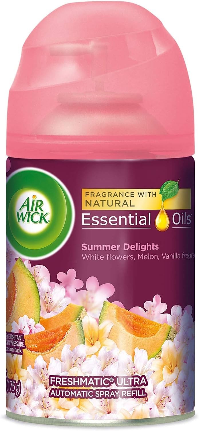 Air Wick Automatic Air Freshener Spray Summer Delights Melon & Vanilla Scent gallery