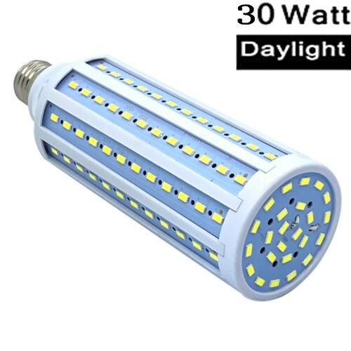 LED Bulb 300W Equivalent 30W 144-Chip Corn Light E26 3000lm Cool Daylight 6000K gallery
