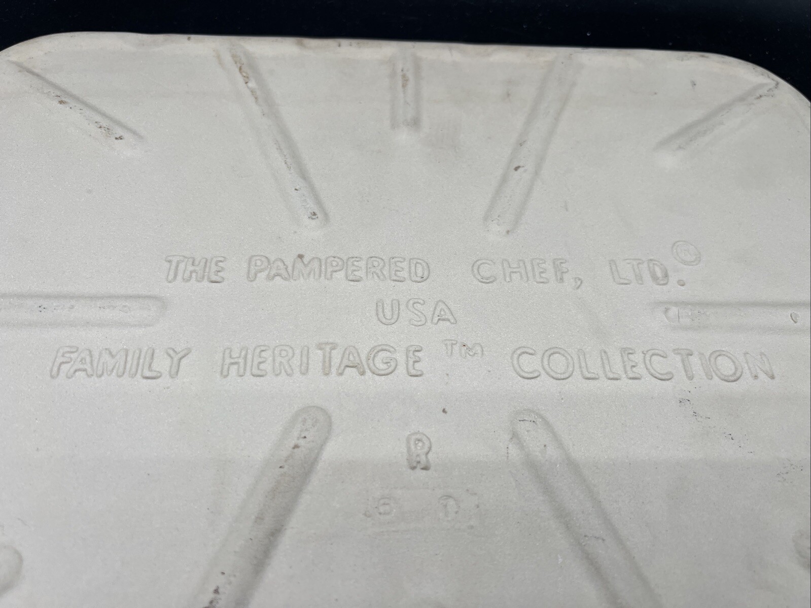 Pampered Chef 12" X 15" Rectangular Baking Stone Bread Pizza Cookie Sheet Tray gallery
