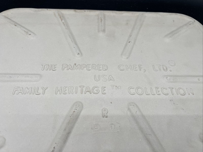 Pampered Chef 12" X 15" Rectangular Baking Stone Bread Pizza Cookie Sheet Tray gallery