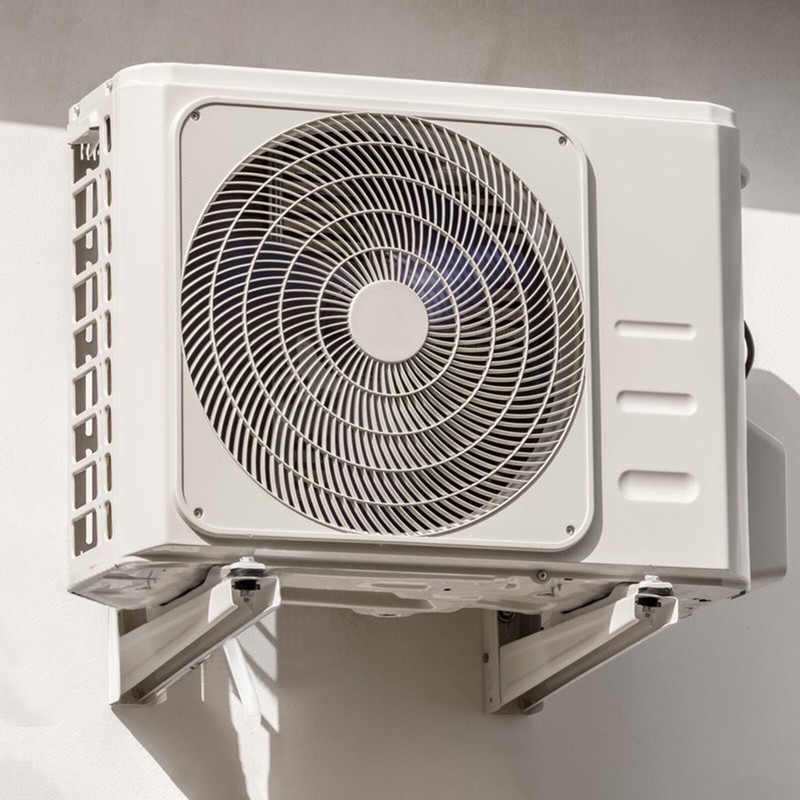 Mini Split Wall Mounting Bracket for 9000-18000BTU Foldable Air Conditioner Rack gallery