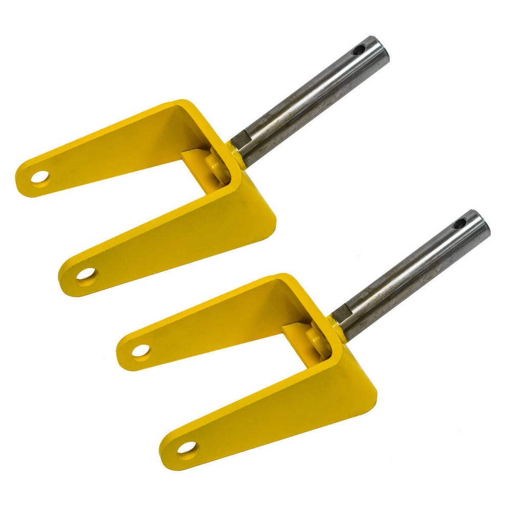 2PK Front Caster Yoke for Wright Stander 32" 36" 42" 48" Mowers 93460008 11x4x5