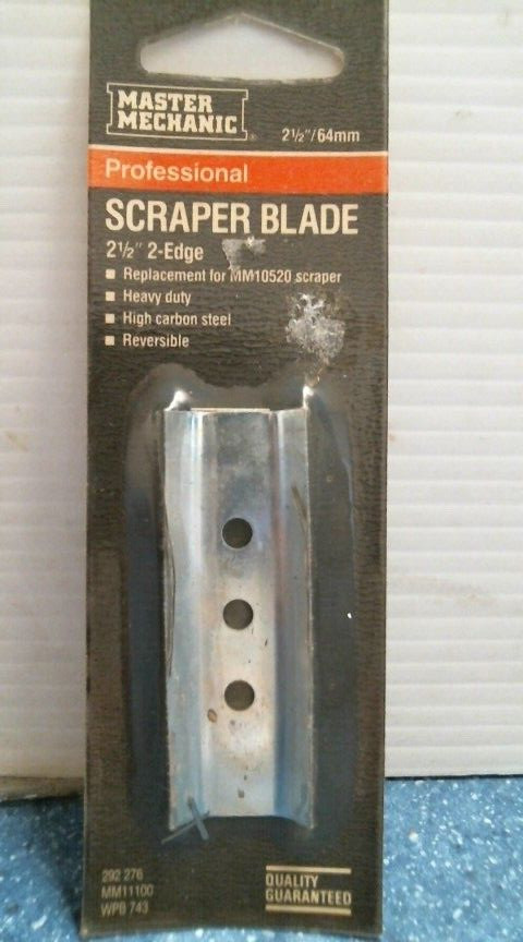 Master Mechanic Professional Scraper Blade 2-1/2" 2 Edge (29227) FS gallery