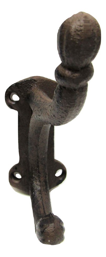 Lot 6 Antique-Style Rustic Cast Iron School Coat Hooks Wall Hardware gallery