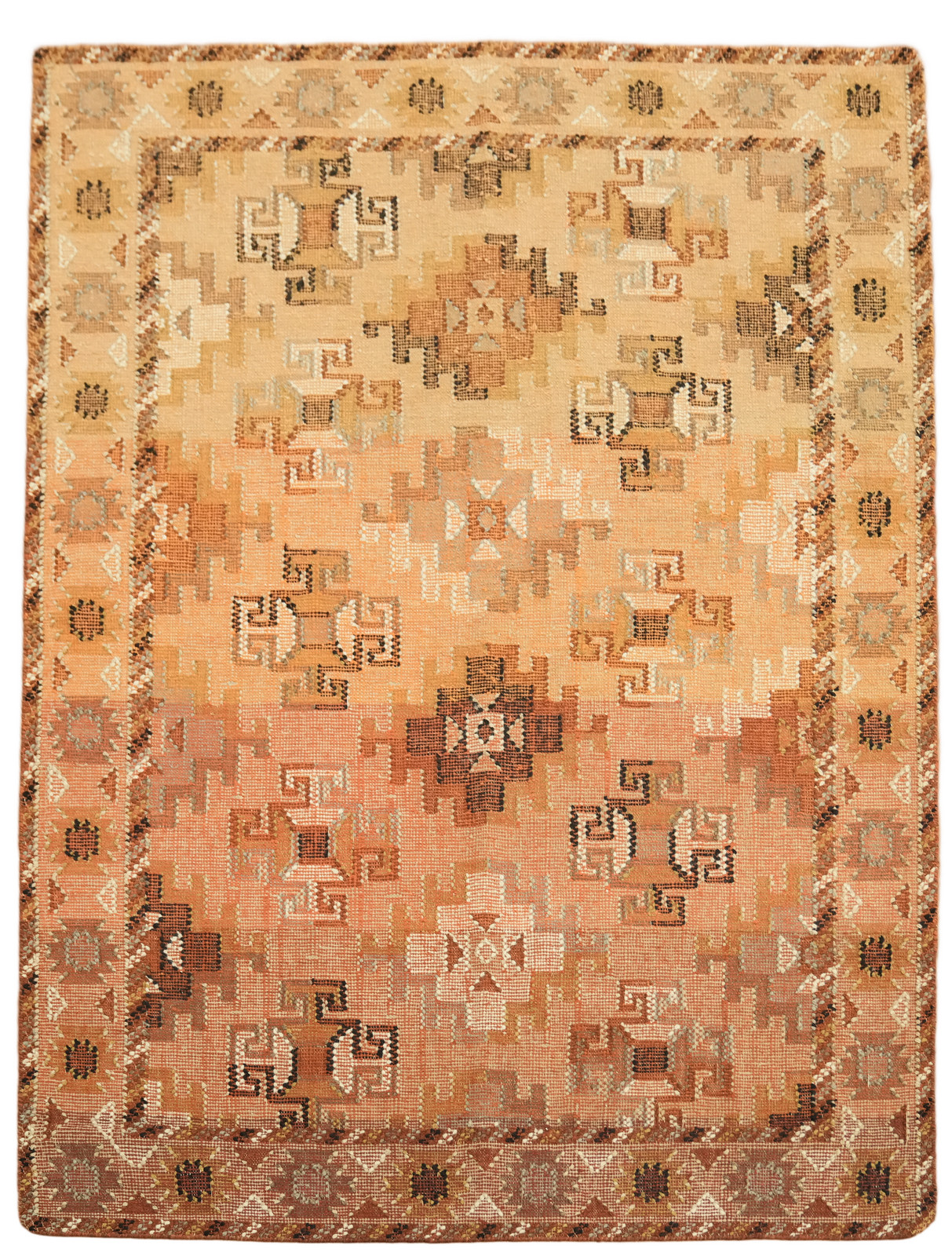 Warm Earth Tones 6x8 Tribal Pattern Modern Rustic Bohemian Area Rug gallery