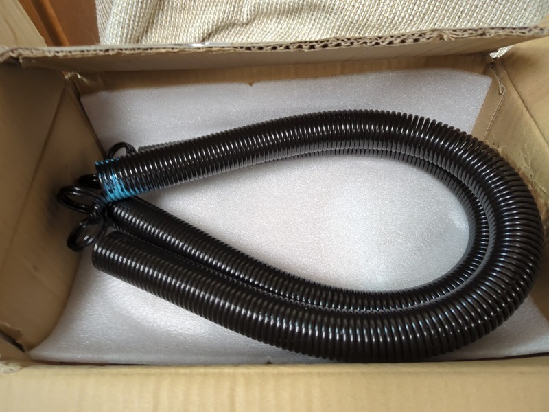 Double Loop 90lb Heavy Duty Garage Door Springs, 25" Long, Read!!! gallery