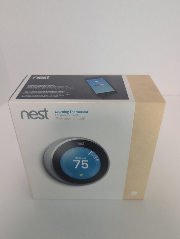 Nest Learning Thermostat 3rd Generation Stainless Steel T3007ES gallery