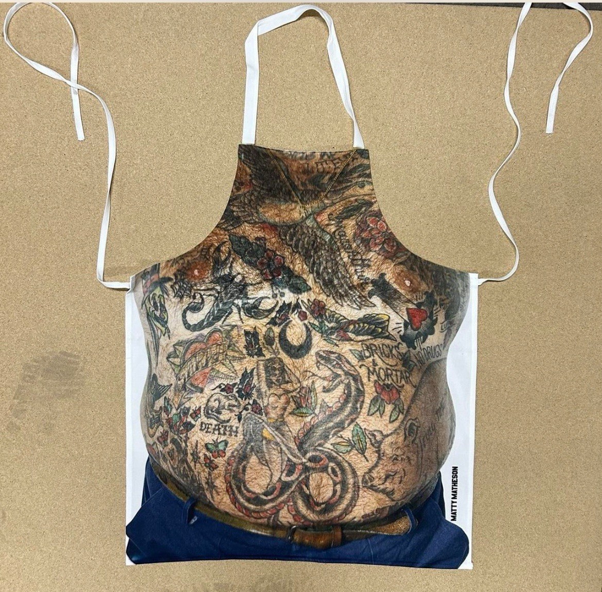 Matty Matheson Tatoo Bib Apron gallery