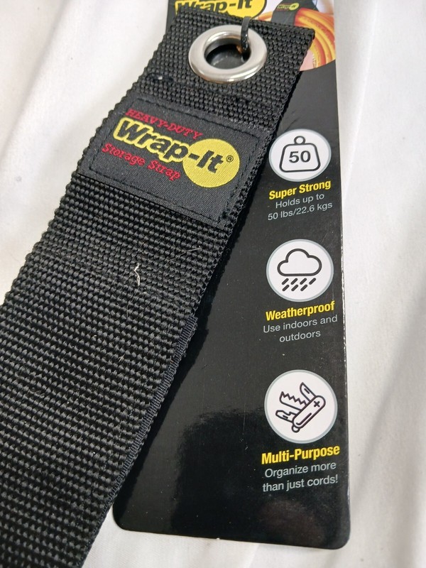 Wrap-It Bundling Strap Black Jumbo 17” Heavy Duty Storage Wrap New gallery