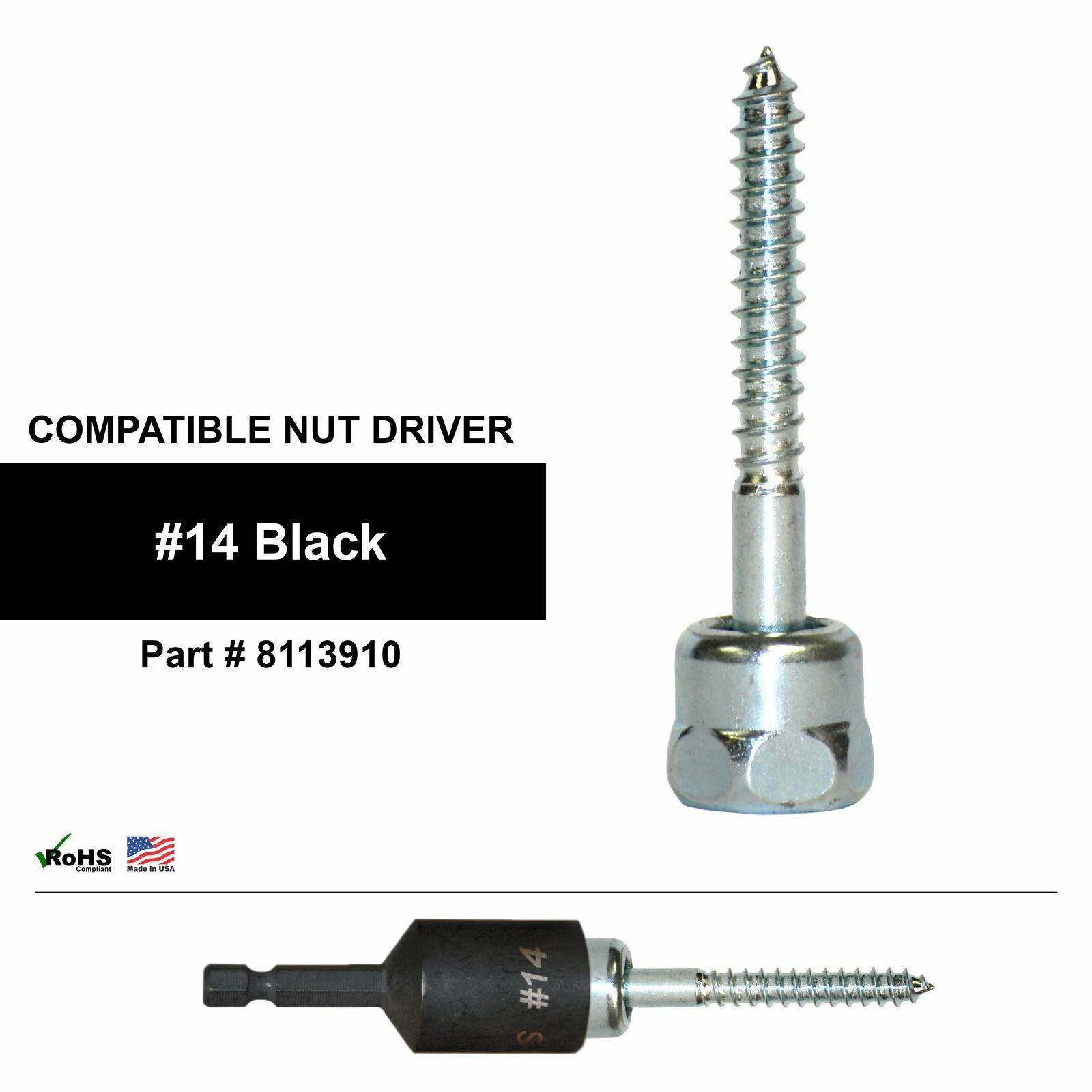 Sammys GST 100 1/4 Inch Vertical Thread Rod 1/4x1 Inch Screw, Steel (Pack of 50) gallery