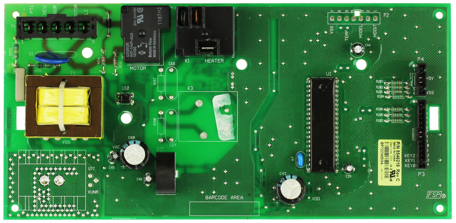Whirlpool Dryer WP8546219 8546219 Control Board gallery