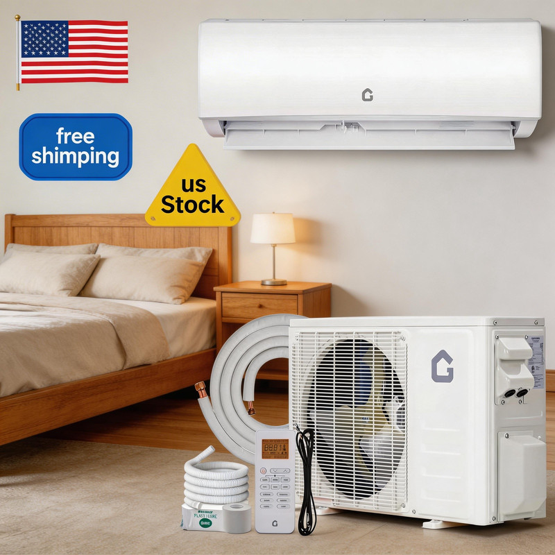 Mini Split A C & Heater Wall-Mounted Ductless 17 SEER Air Conditioner 11500 BTU gallery