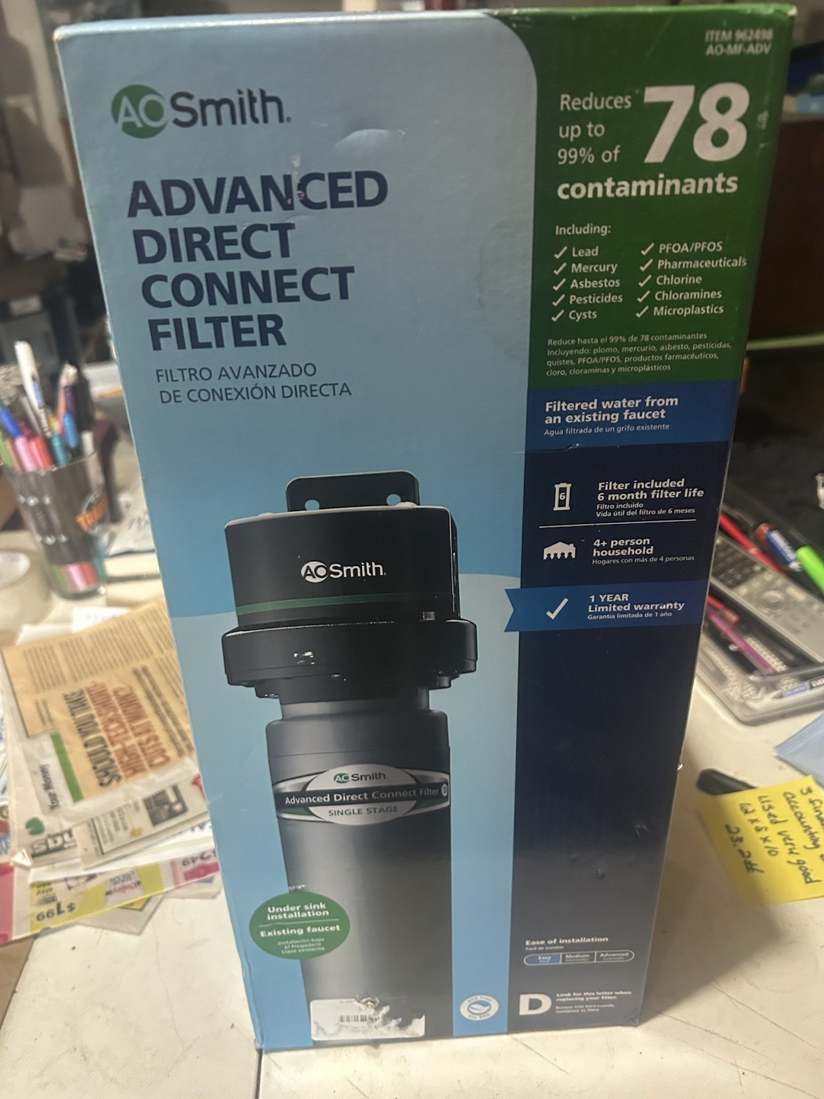 A. O. Smith 962498 Advanced Direct Connect Filters AO-MF-ADV gallery