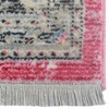 Machine Woven Crossweave Polyester 2'6''x9'10'' Runner Area Rug Oriental Black gallery