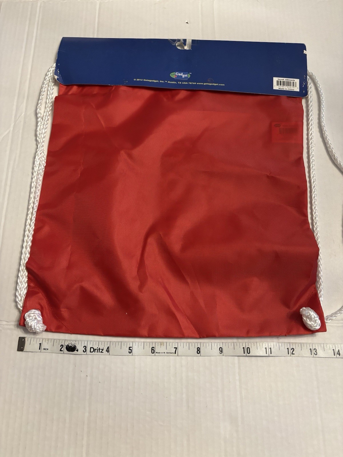 Sodus Point, NY Red Drawstring Backpack  2