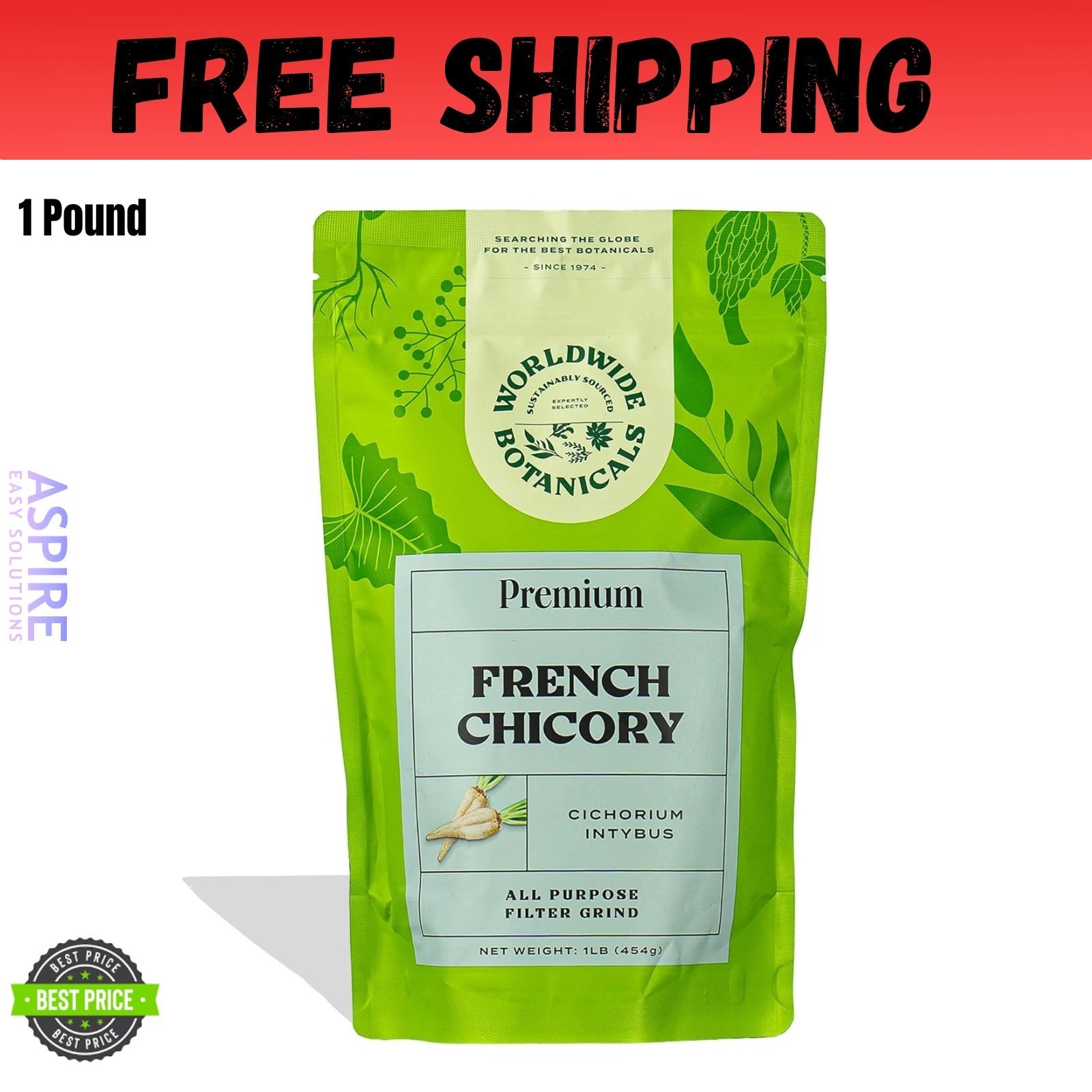 Worldwide Botanicals French Chicory Root - Brew Like Coffee Blend Roasted Chi... gallery
