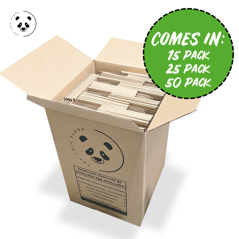 (Large Size) Blank Shipping and Replacement Shoe Box - 14.625" X 9.50" X 5.125" gallery
