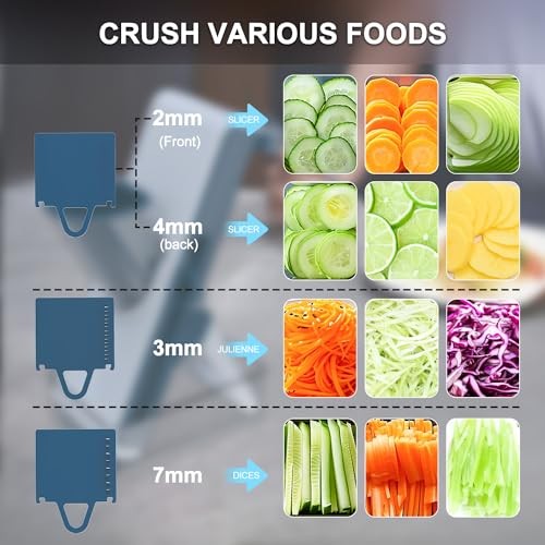 DAYIH SAFE MANDOLINE SLICER FOR KITCHEN - MULTIFUNCTIONAL VEGETABLE SALAD CUTTER gallery