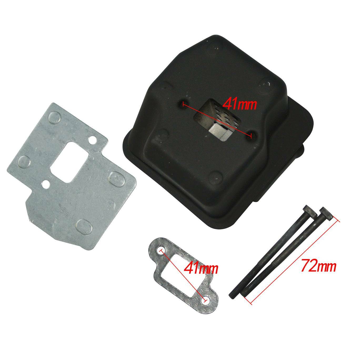 Exhaust Muffler Bolts & Gasket Cooling Plate For Stihl 021 023 025 MS250 210 230 gallery