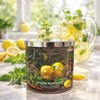 NEW Bath & Body Works Lemon Mint Leaf 14.5 Oz 3-Wick Candle Jar w/ Lid gallery
