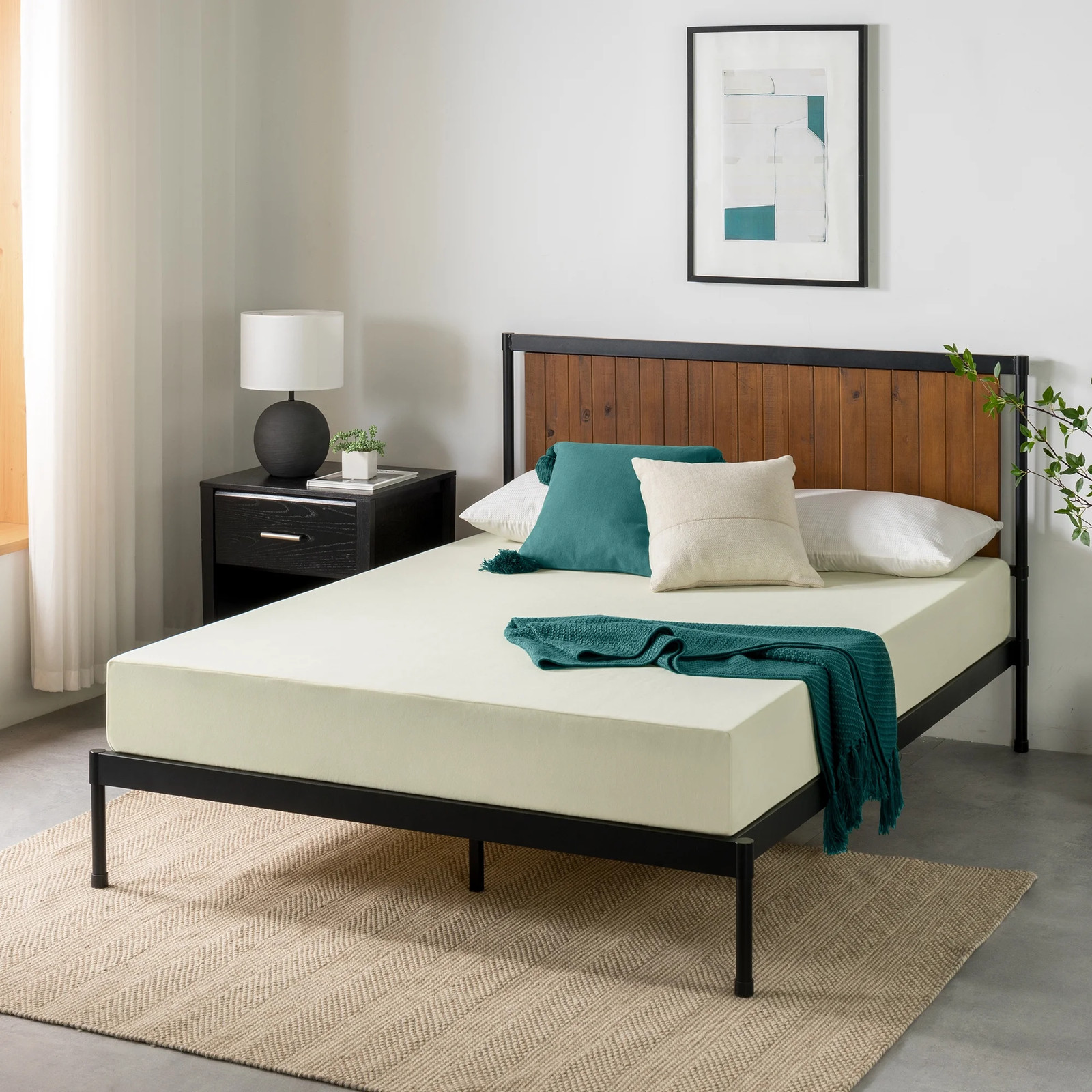 8 Inch Twin Full Queen Size Gel Airflow Memory Foam Mattresses Medium Tight Top gallery