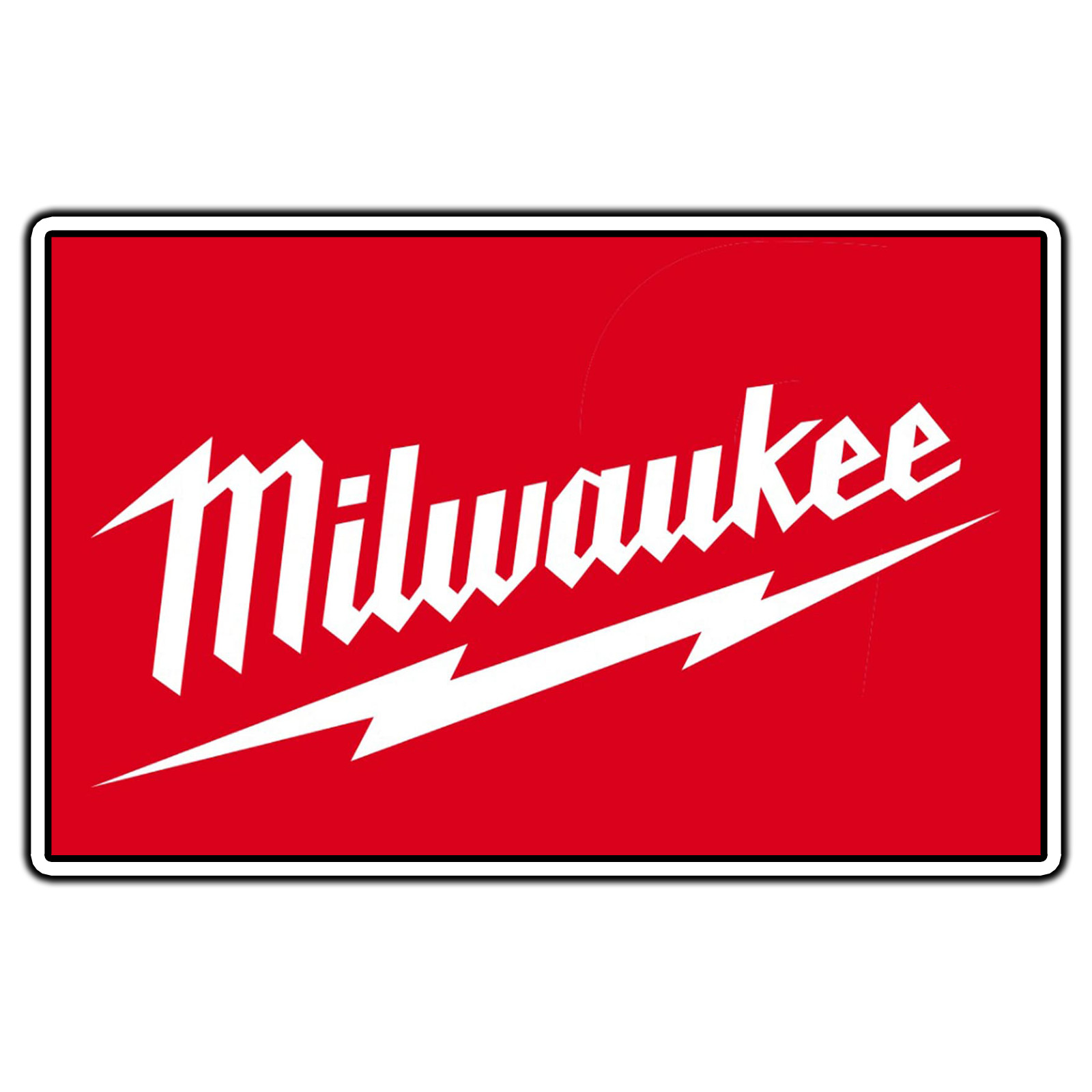 Milwaukee Banner Logo #4 Sticker Waterproof Vinyl Decal Die-Cut Car Garage gallery