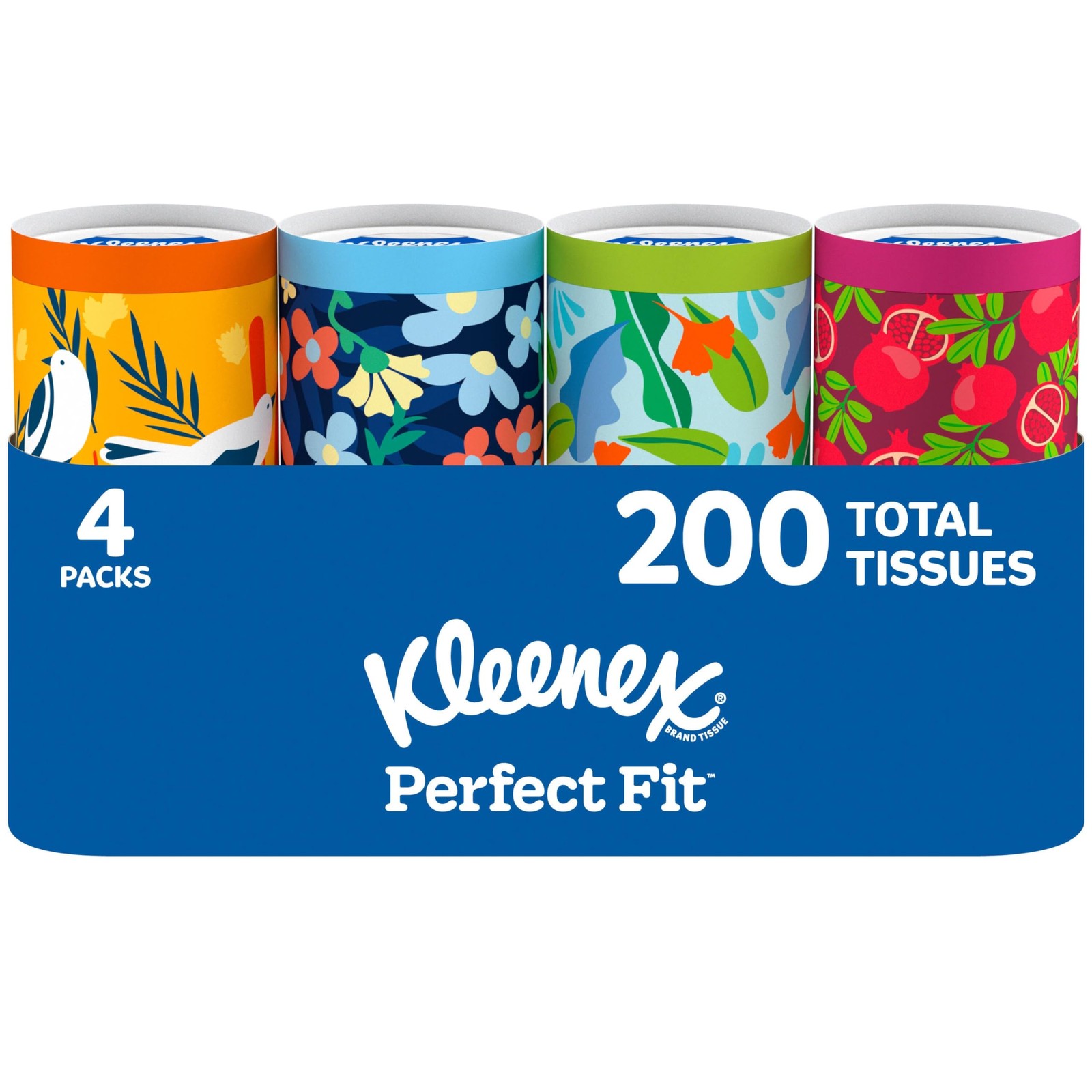 Perfect Fit Facial Tissues, 4 Cannisters, 50 Tissues per Can, 2Ply 200 Total,... gallery