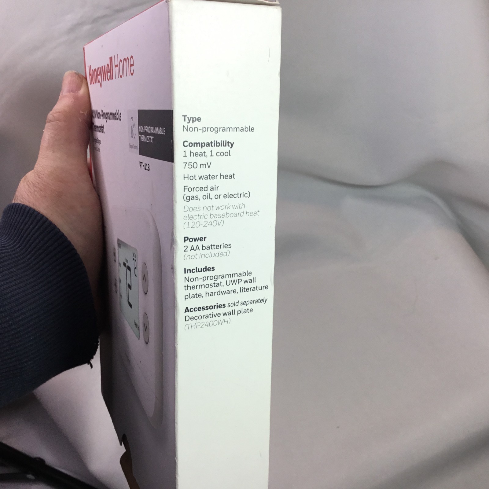 Honeywell Home RTH111B X1N Non-Programmable Thermostat 1H/1C Open Box gallery
