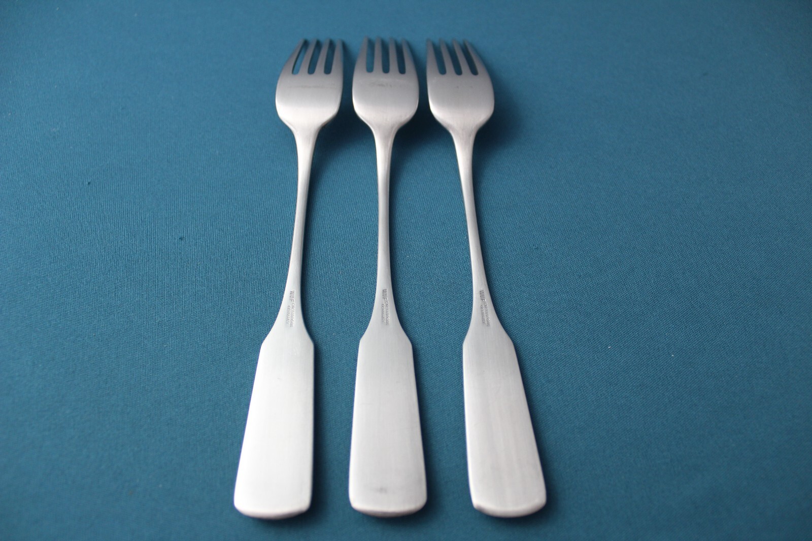 3 Dinner Forks WMF PILGRIM Satin Stainless Germany 7 1/2" gallery