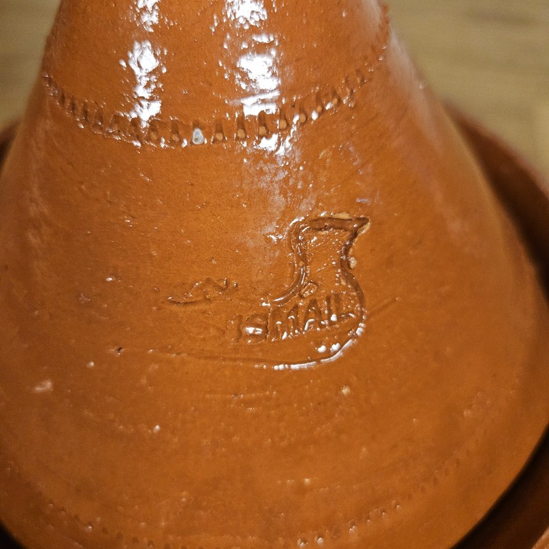Handmade Moroccan Tagine Clay Pot Earthenware Terracotta Traditional 2-Piece gallery