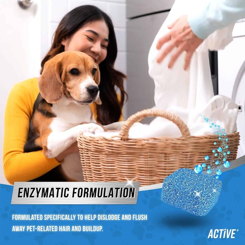 ACTIVE Washing Machine Cleaner for Pet Owners Enzymatic Deep Clean Descaler for gallery