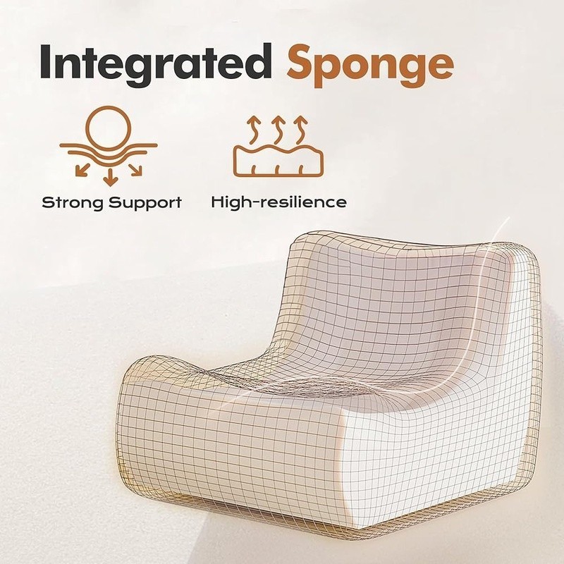 Ergonomic High-Density Memory Foam Bean Bag Chair Gaming Reading Relaxing New gallery