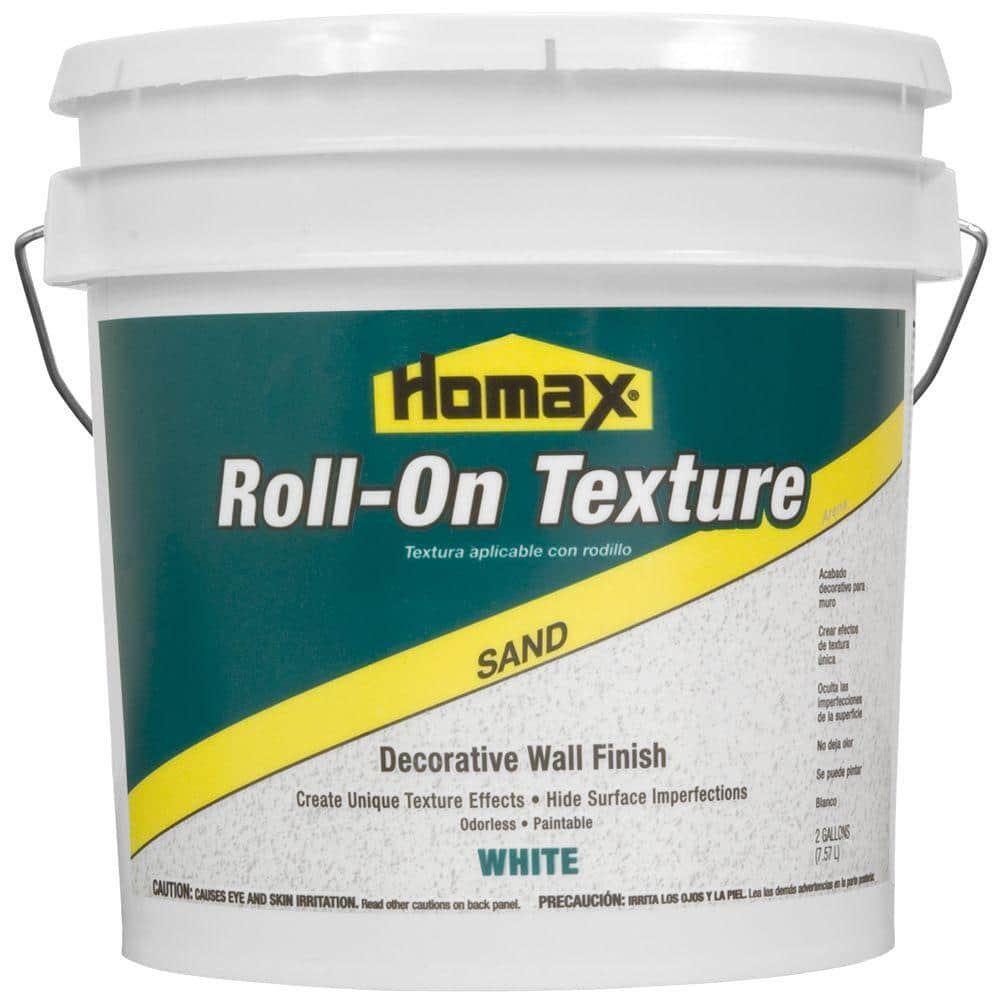 Roll-On Texture Paint Textured Wall Ceiling Low Odor Quick Dry White Sand 2 Gal gallery