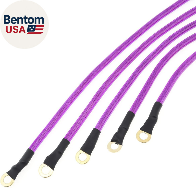 5 Point Car Universal Earth Ground Cables Grounding Wire System Kit High Perform gallery