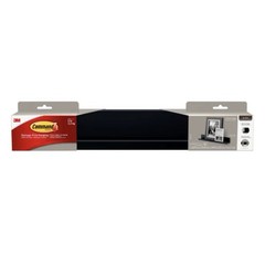 3M Command Picture Ledge Black 21″ Floating Wall Shelf Damage Free Hanging 5lb